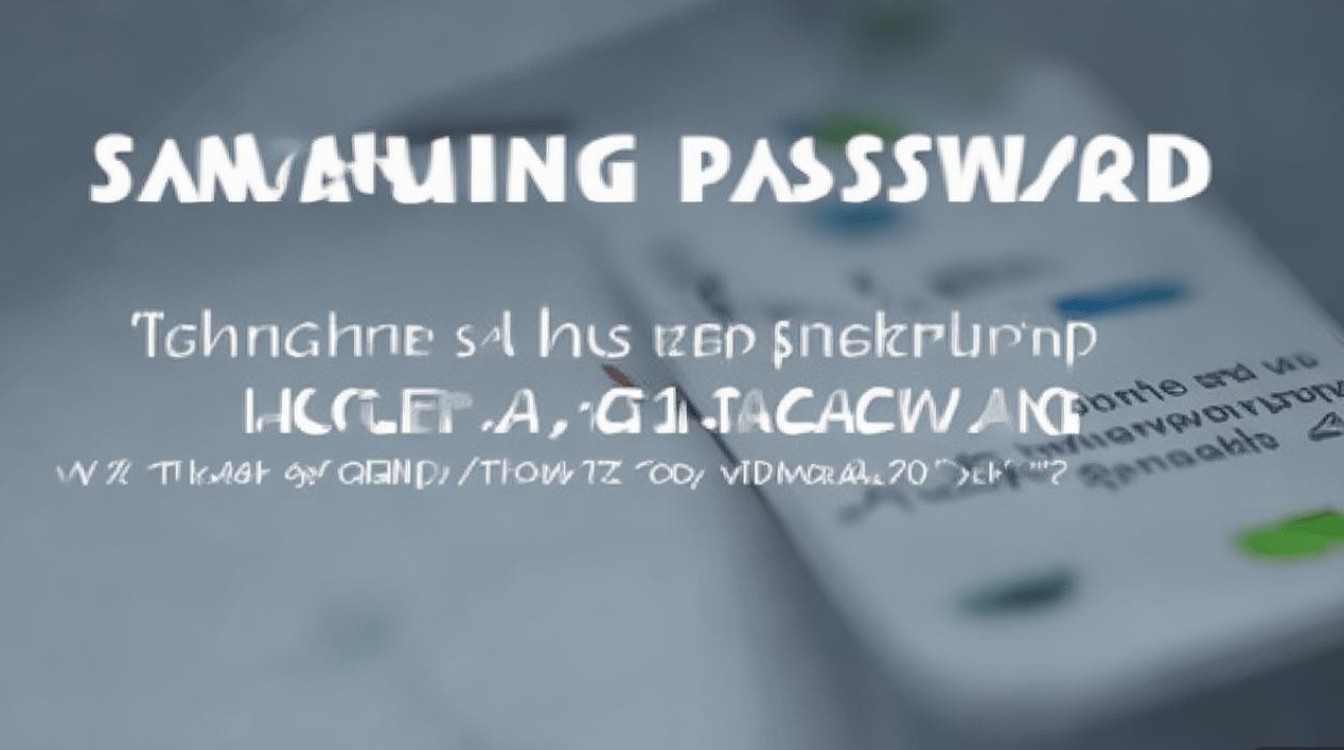 三星账户密码忘了怎么改？手机账号密码重置方法