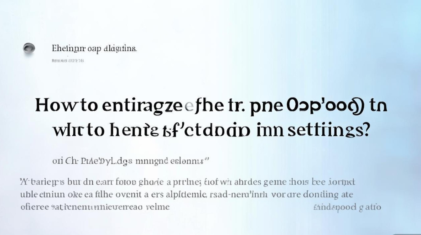 oppo手机字体怎么放大？设置里找不到选项怎么办？