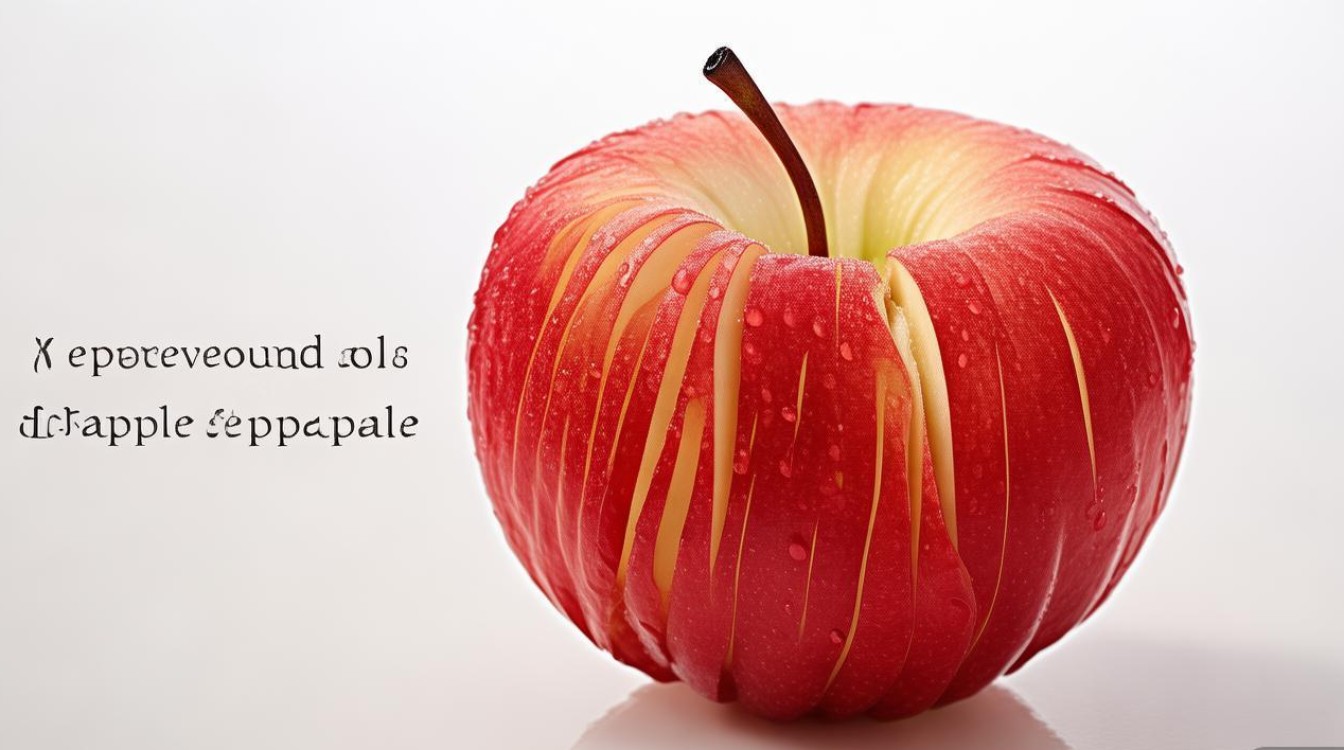 苹果切扇形不氧化还好看?小技巧在这里!