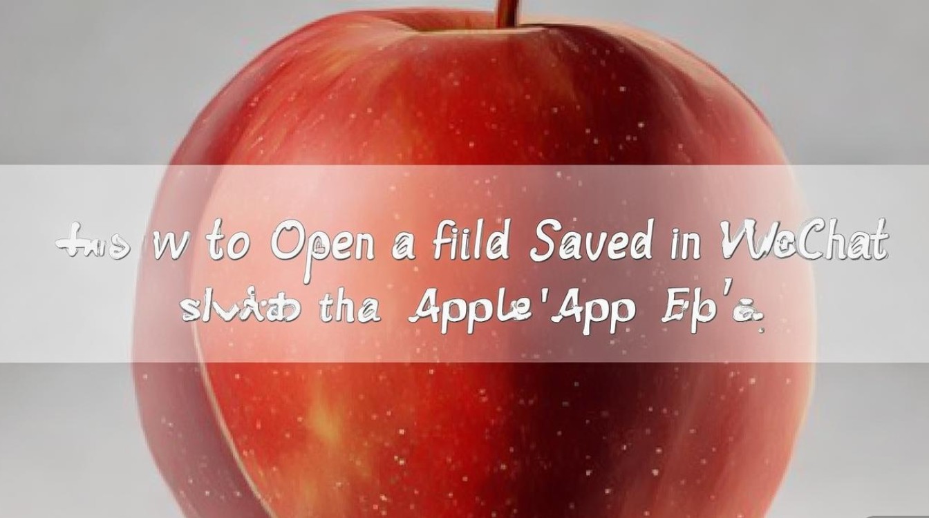 苹果苹果微信保存的文件,找不到打开方式怎么办?