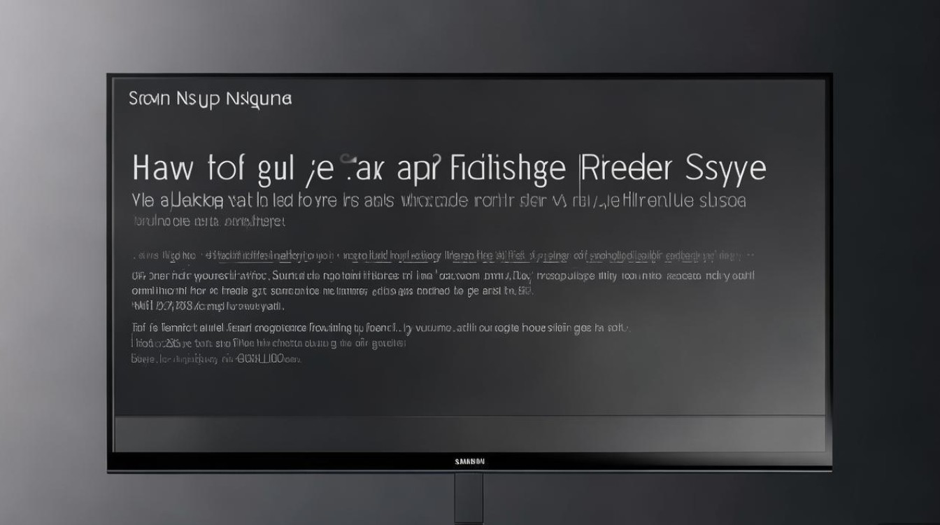 三星freesync怎么开启