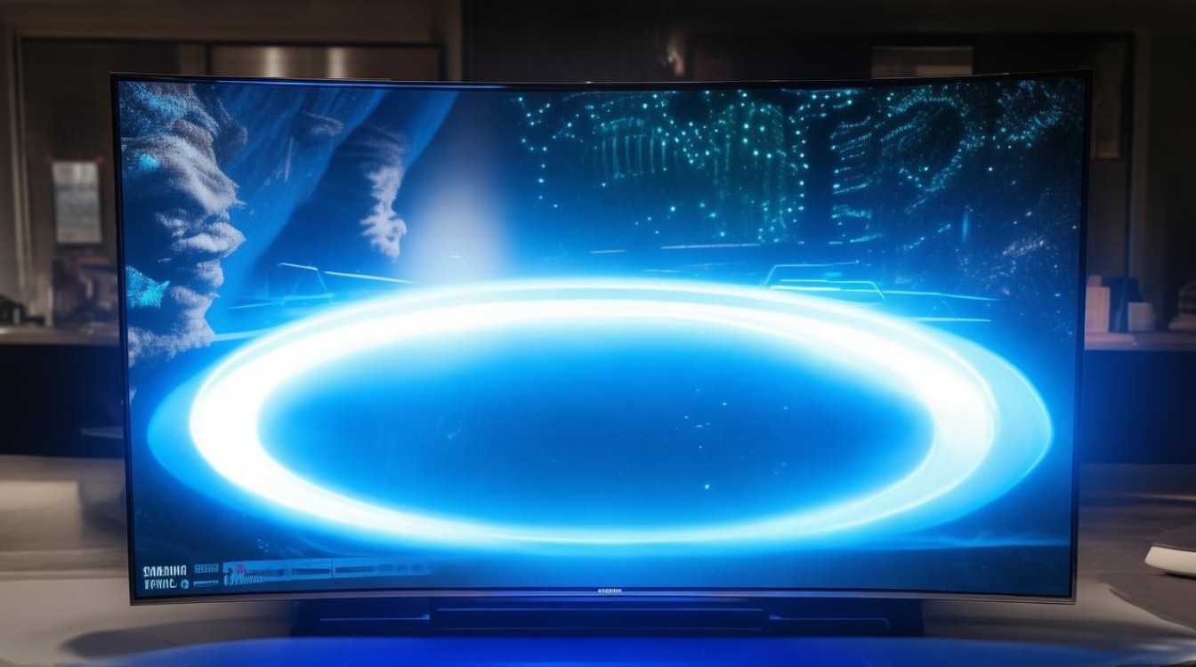 三星电视屏幕周围为何会出现蓝色光圈？