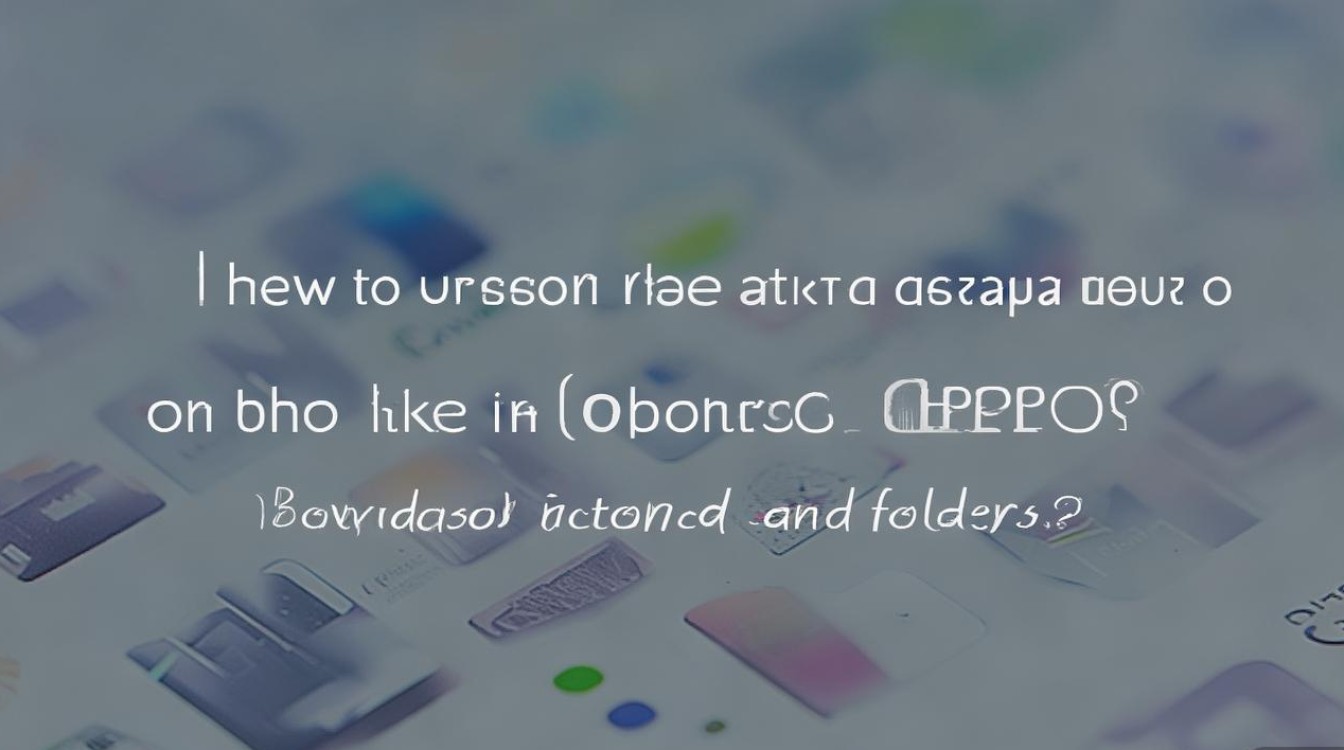 oppo手机怎么自定义桌面布局？图标和文件夹怎么设置？