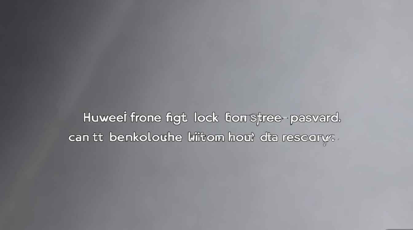 华为手机忘记锁屏密码，不恢复数据能解锁吗？