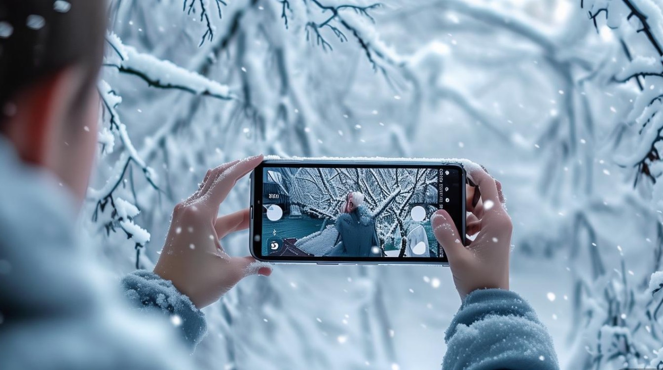 下雪天用OPPO手机拍照，怎么拍出氛围感大片？