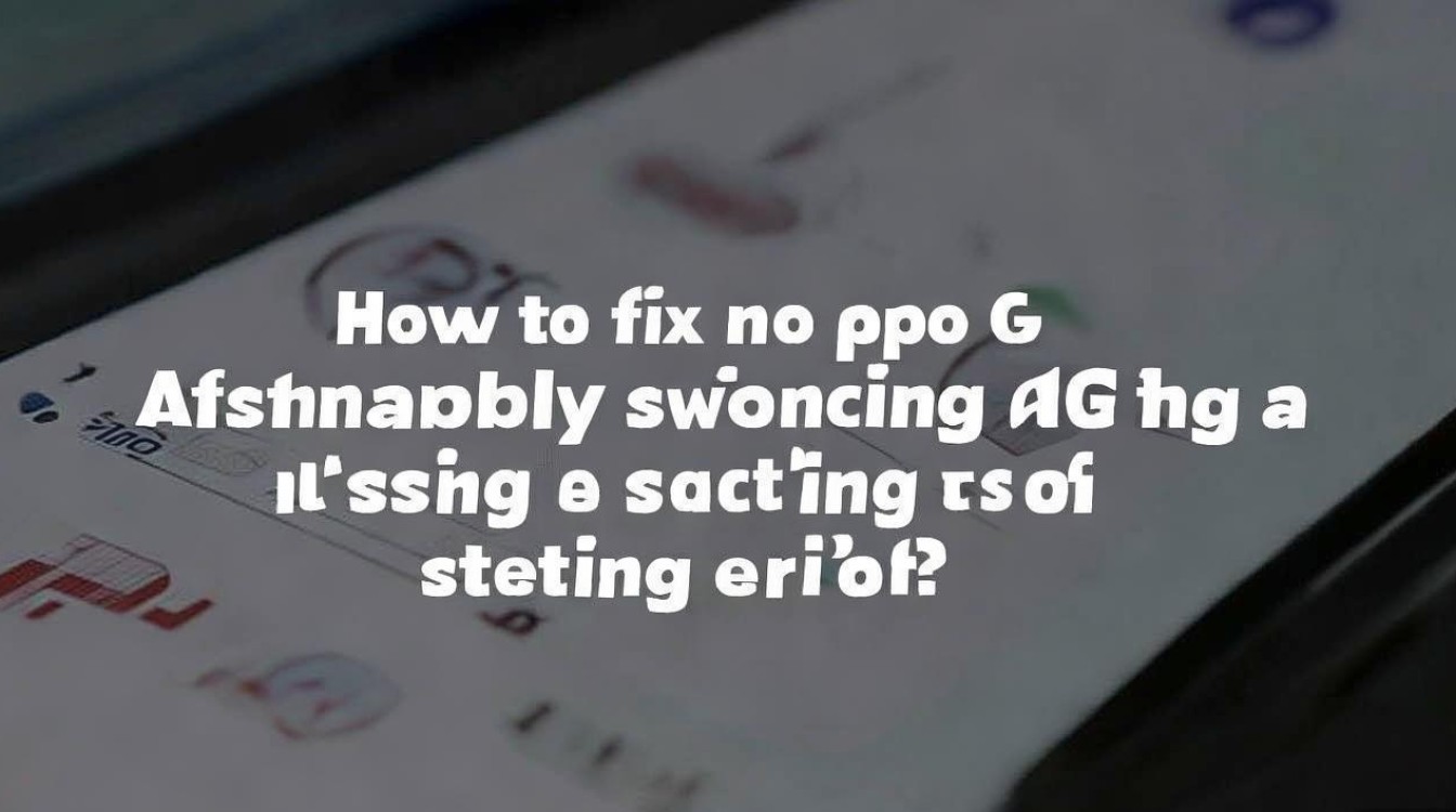 oppo手机4g自动切换2g怎么办？信号问题还是设置错误？