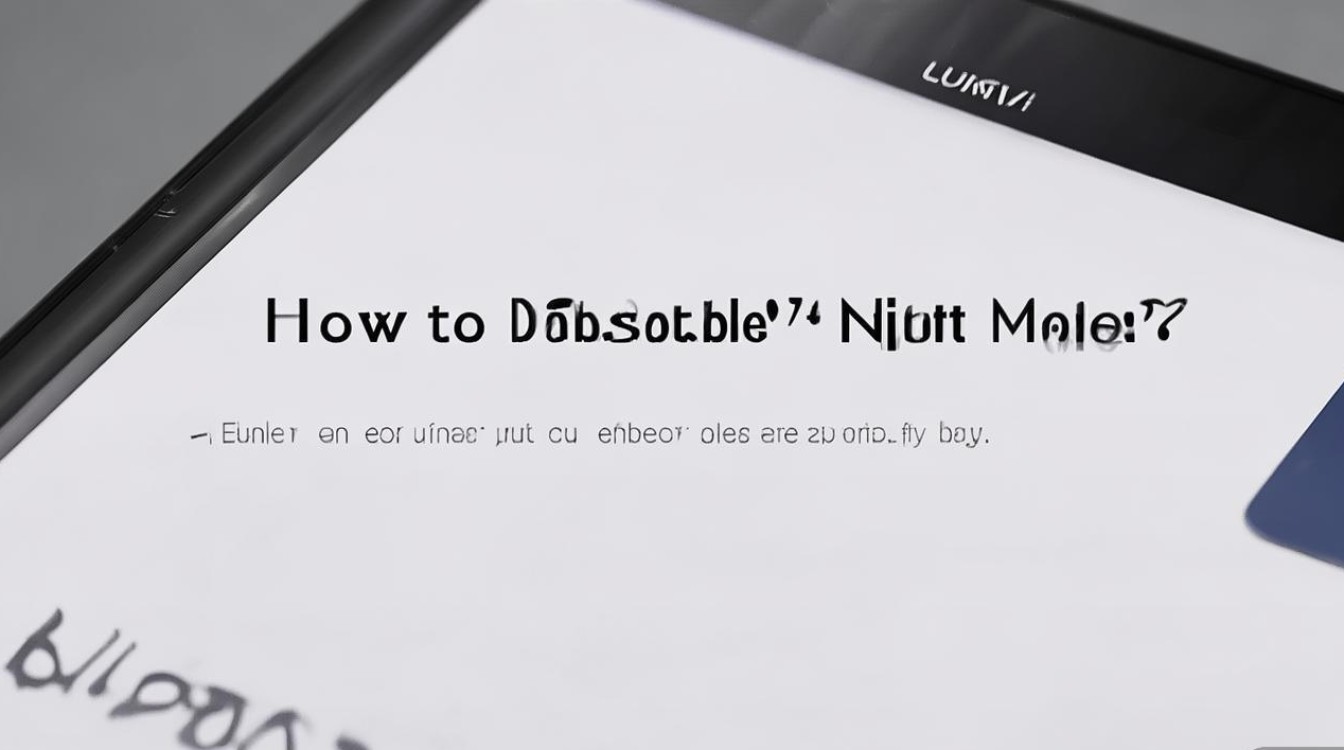 华为荣耀6夜间模式怎么解除？