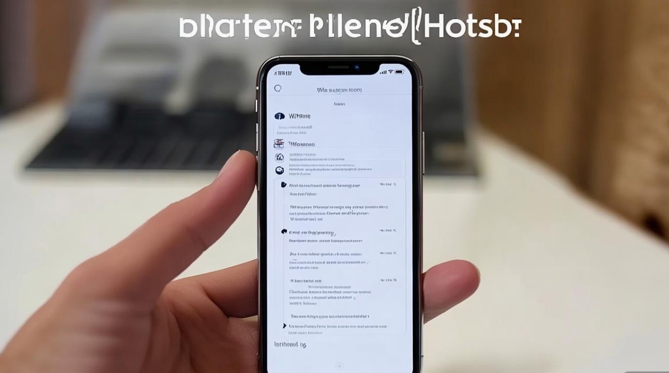 苹果7怎么开个人热点共享网络给其他设备？