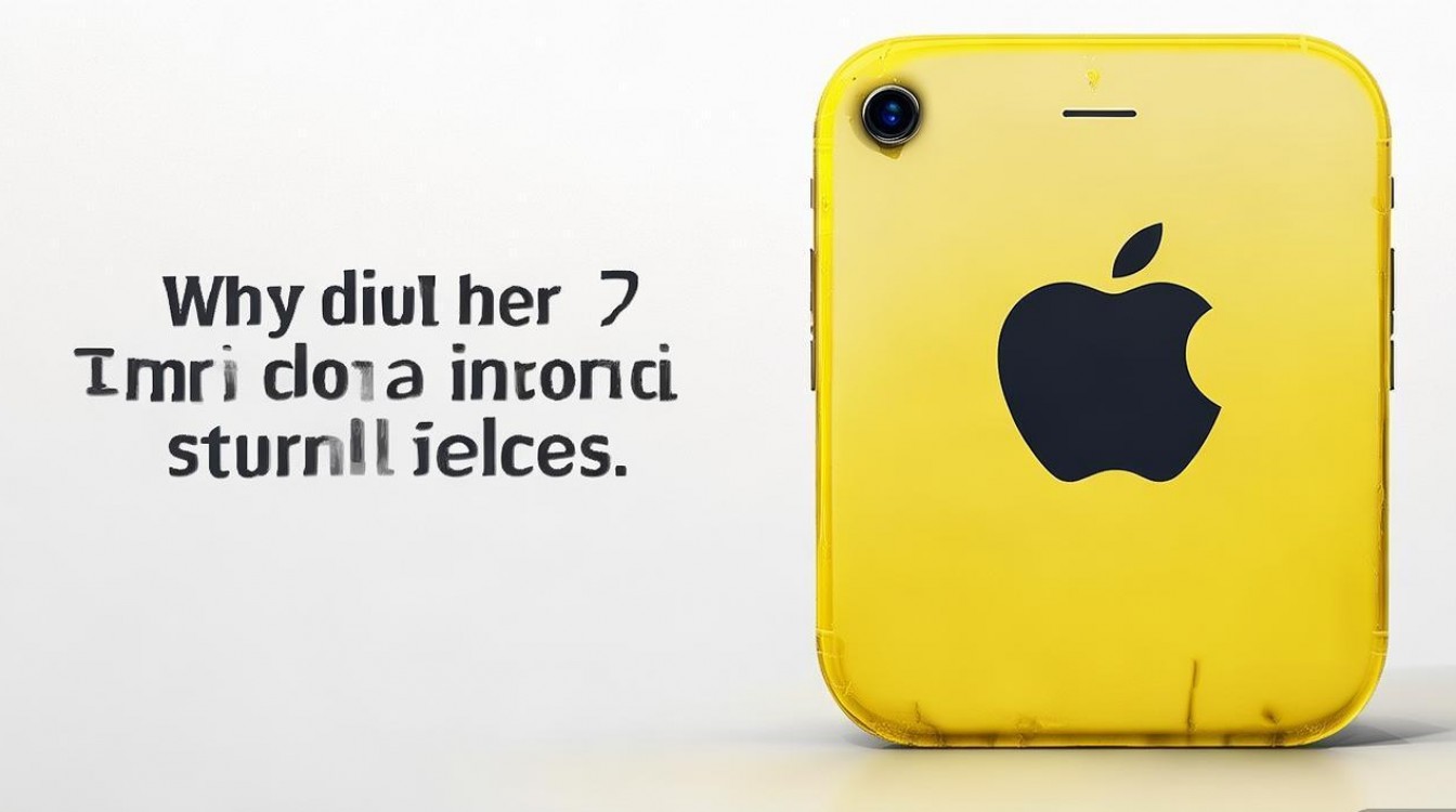 苹果七图标突然变黄是什么原因导致的?