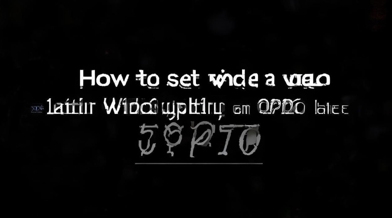 oppo手机视频壁纸怎么设置？30字长尾标题疑问