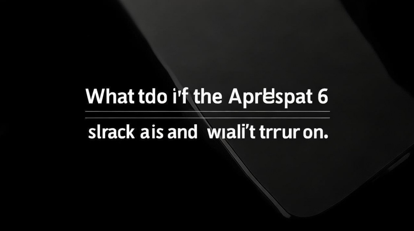 苹果6屏幕黑屏不开机怎么办？