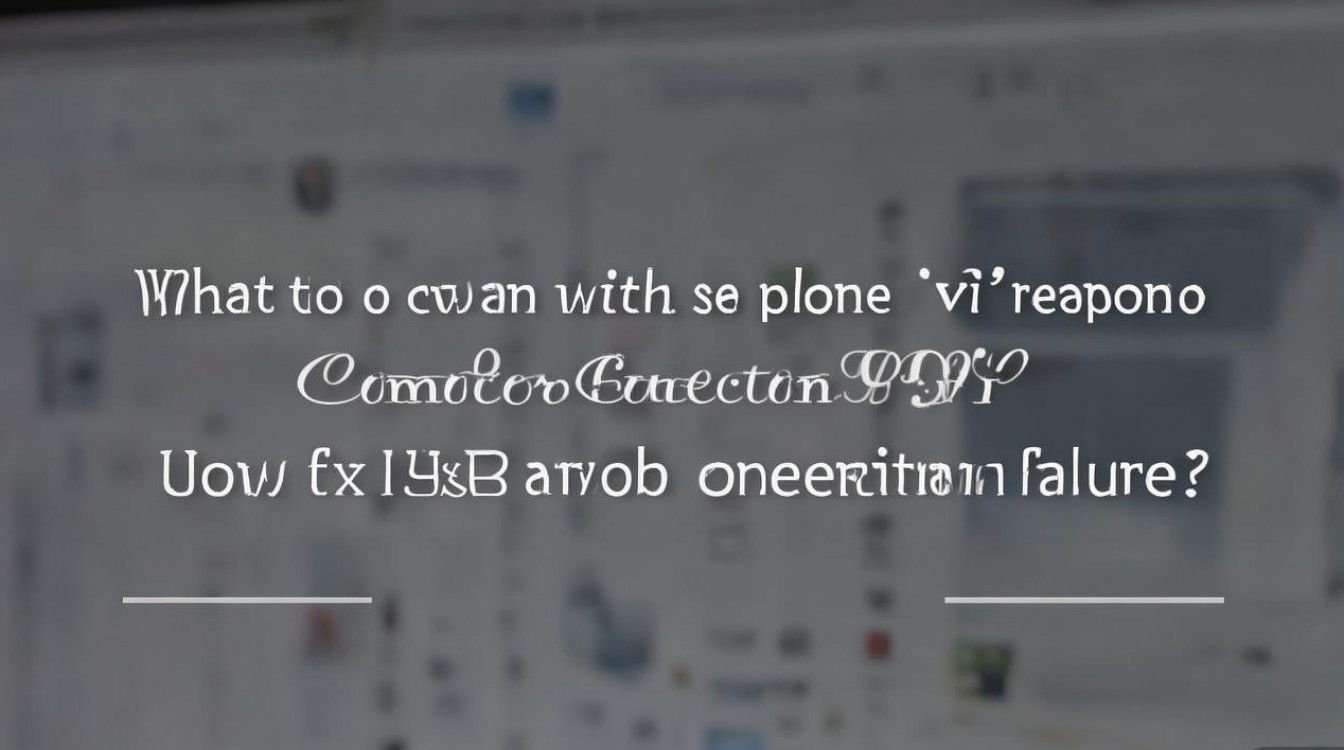vivo连接电脑没反应怎么办？USB连接失败怎么解决？