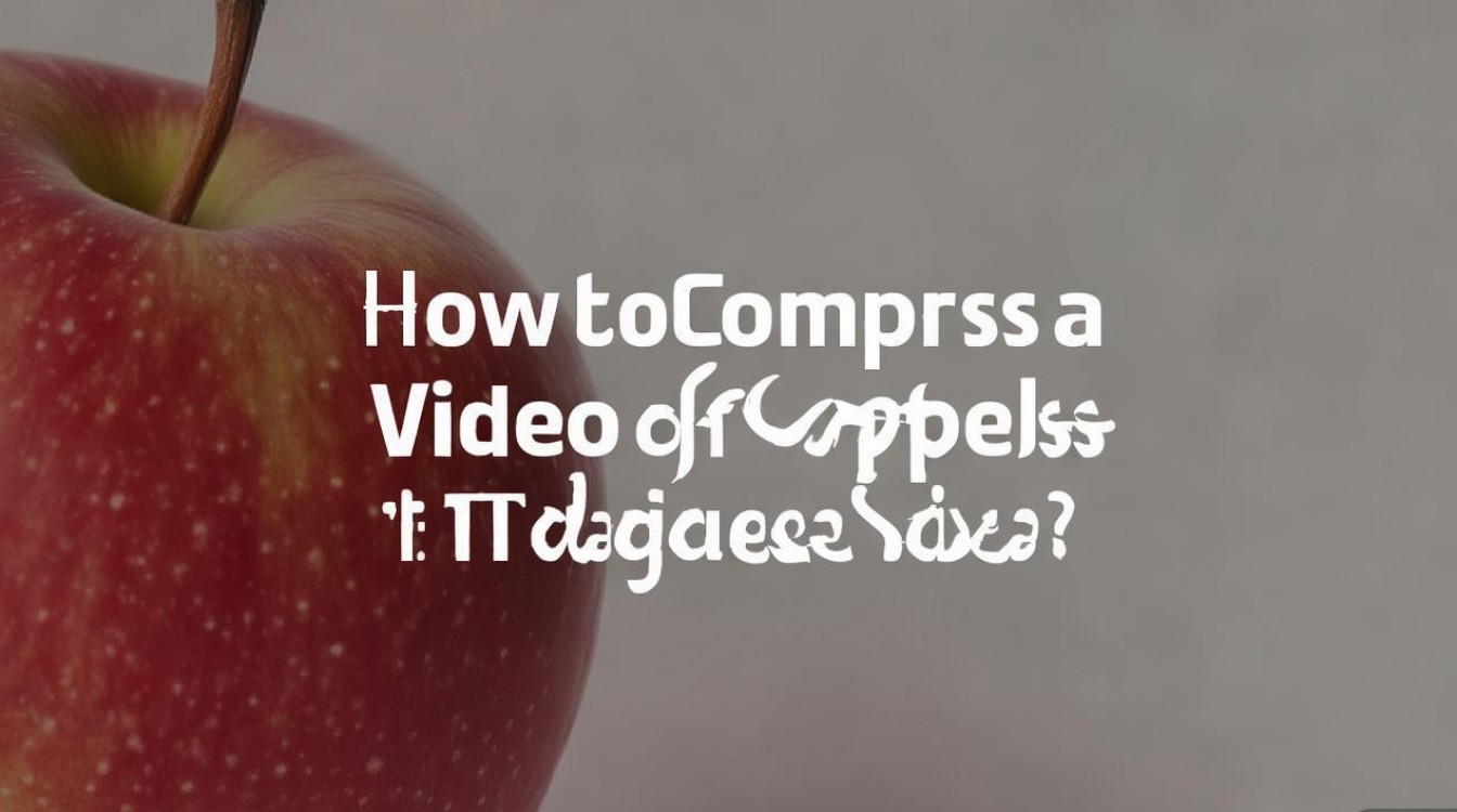 苹果拍视频尺寸太大怎么压缩变小？