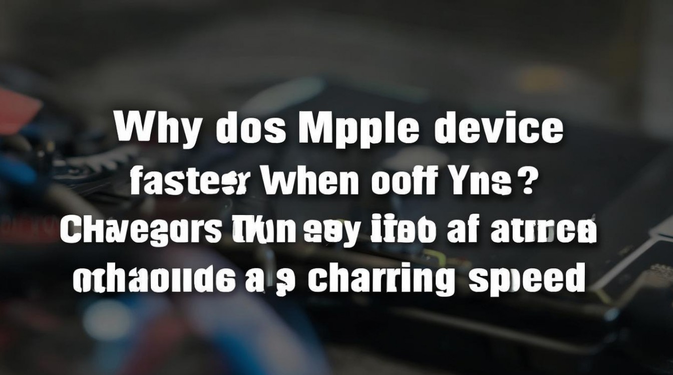 苹果开机充电为啥比关机快？影响充电速度的关键因素是啥？