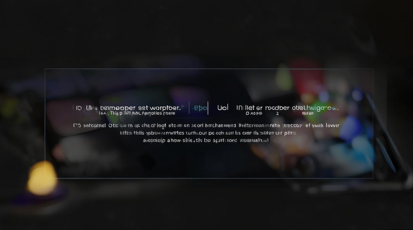 oppo手机怎么设置壁纸？个性化壁纸设置方法详解