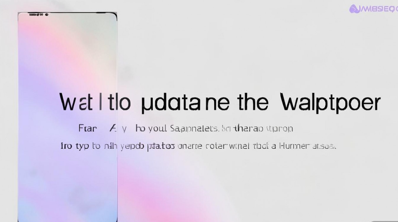 华为手机壁纸怎么更新？老机型找不到更新入口怎么办？