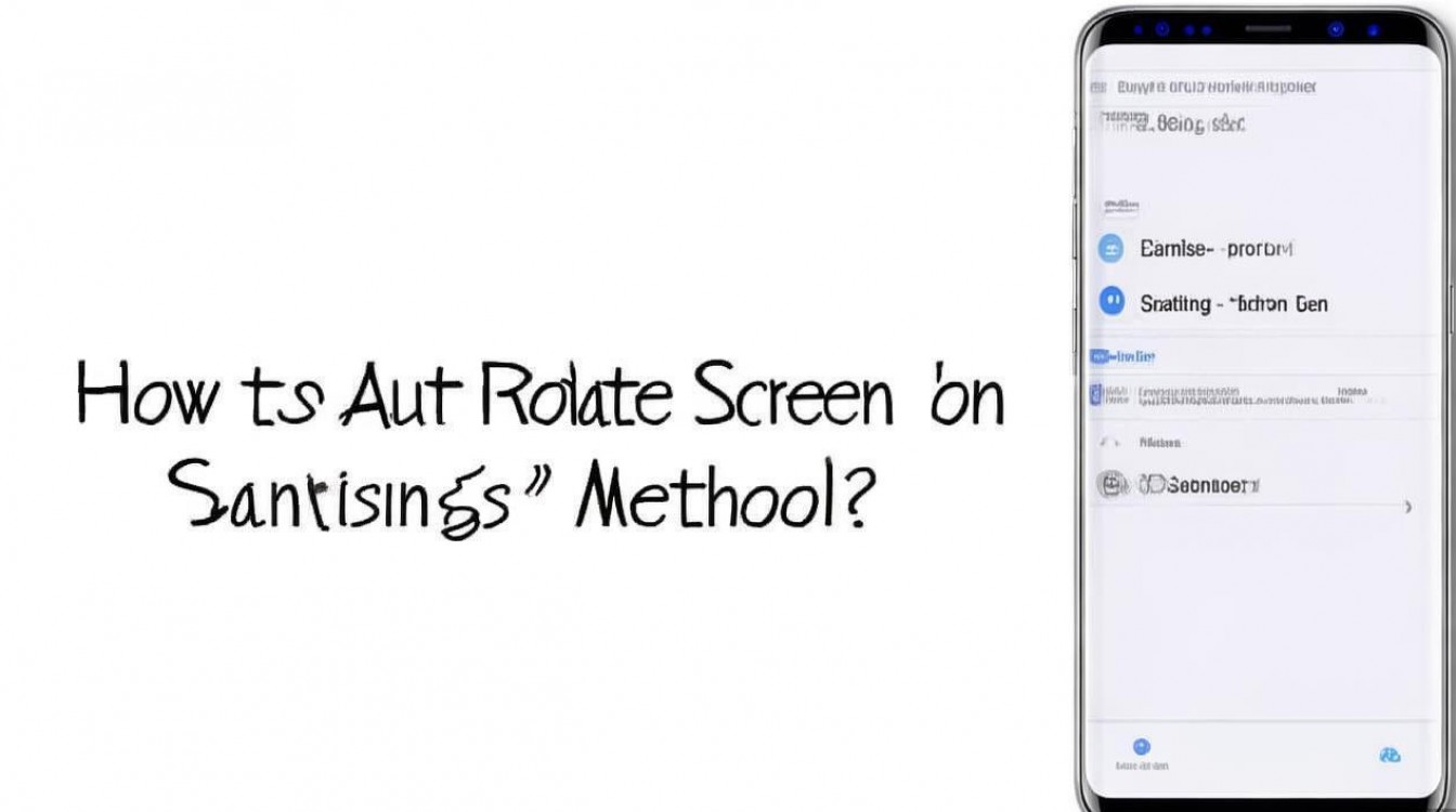 三星s8怎么自动旋转屏幕?设置方法是什么?