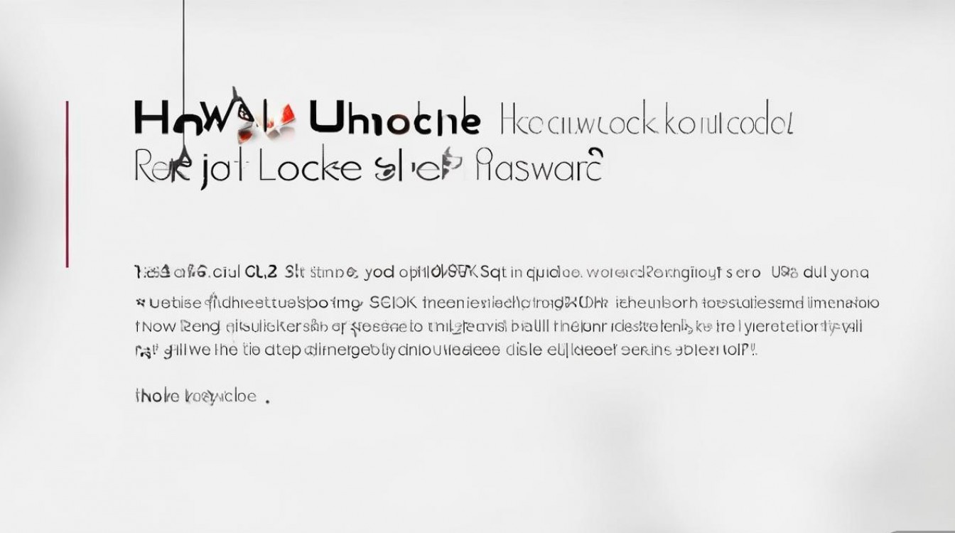 华为手机怎么解键盘锁？华为手机忘记锁屏密码如何解锁？