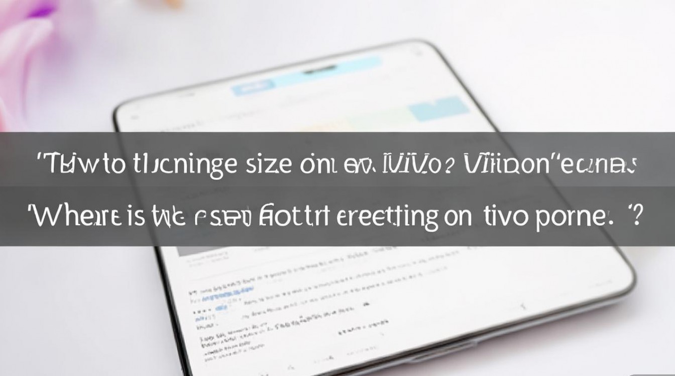 vivo 手机怎么改字体大小？vivo 手机字体大小在哪里设置？