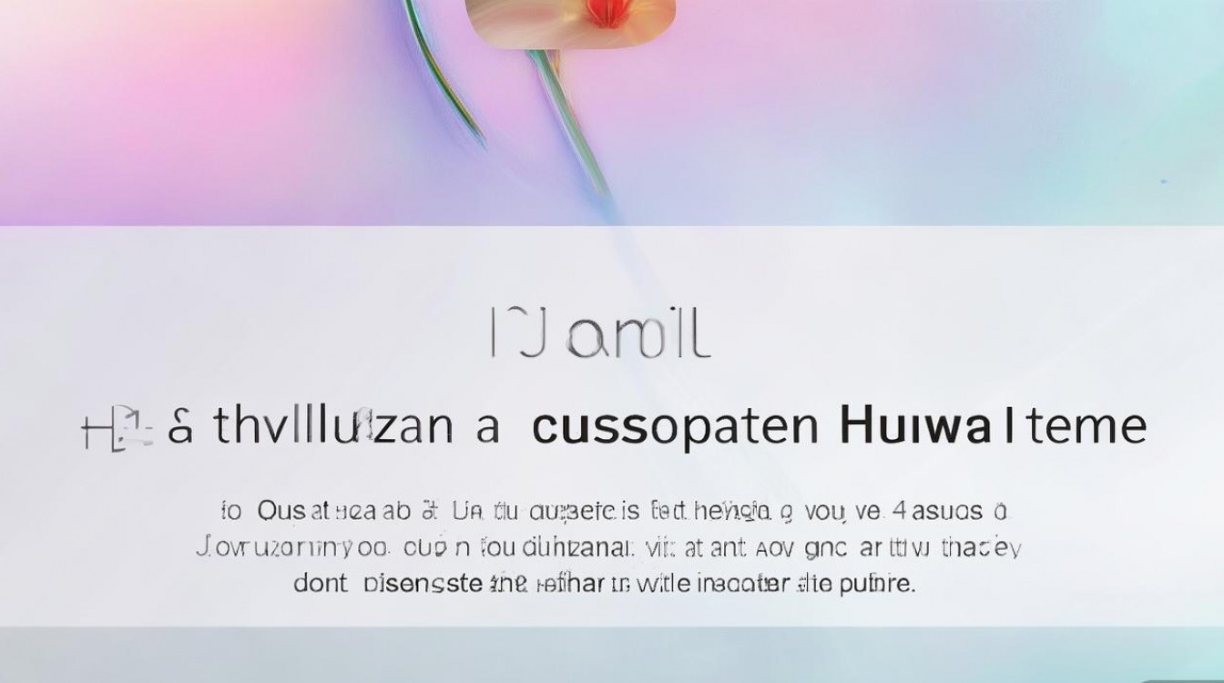 华为主题怎么设置壁纸？华为手机主题壁纸如何自定义设置？