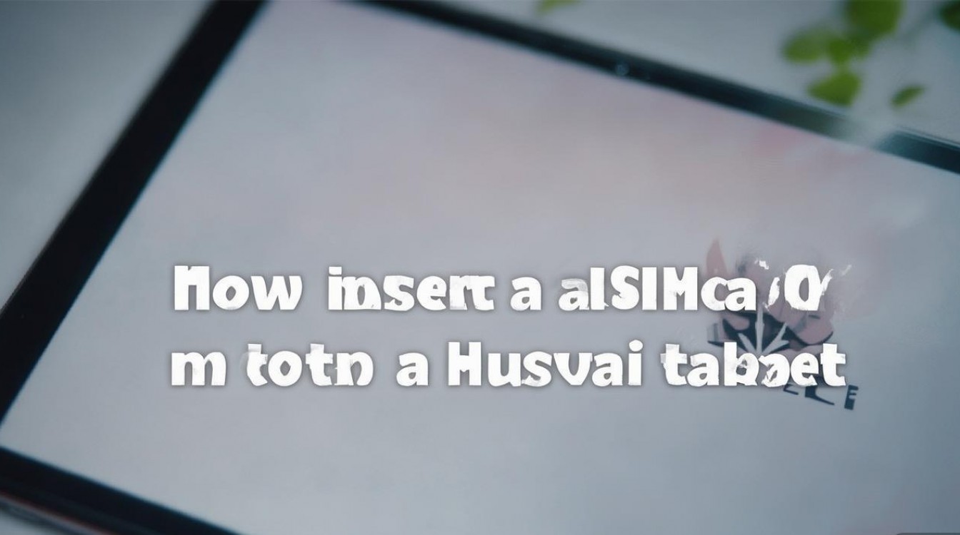 华为平板手机卡怎么插，华为平板插卡详细步骤教程