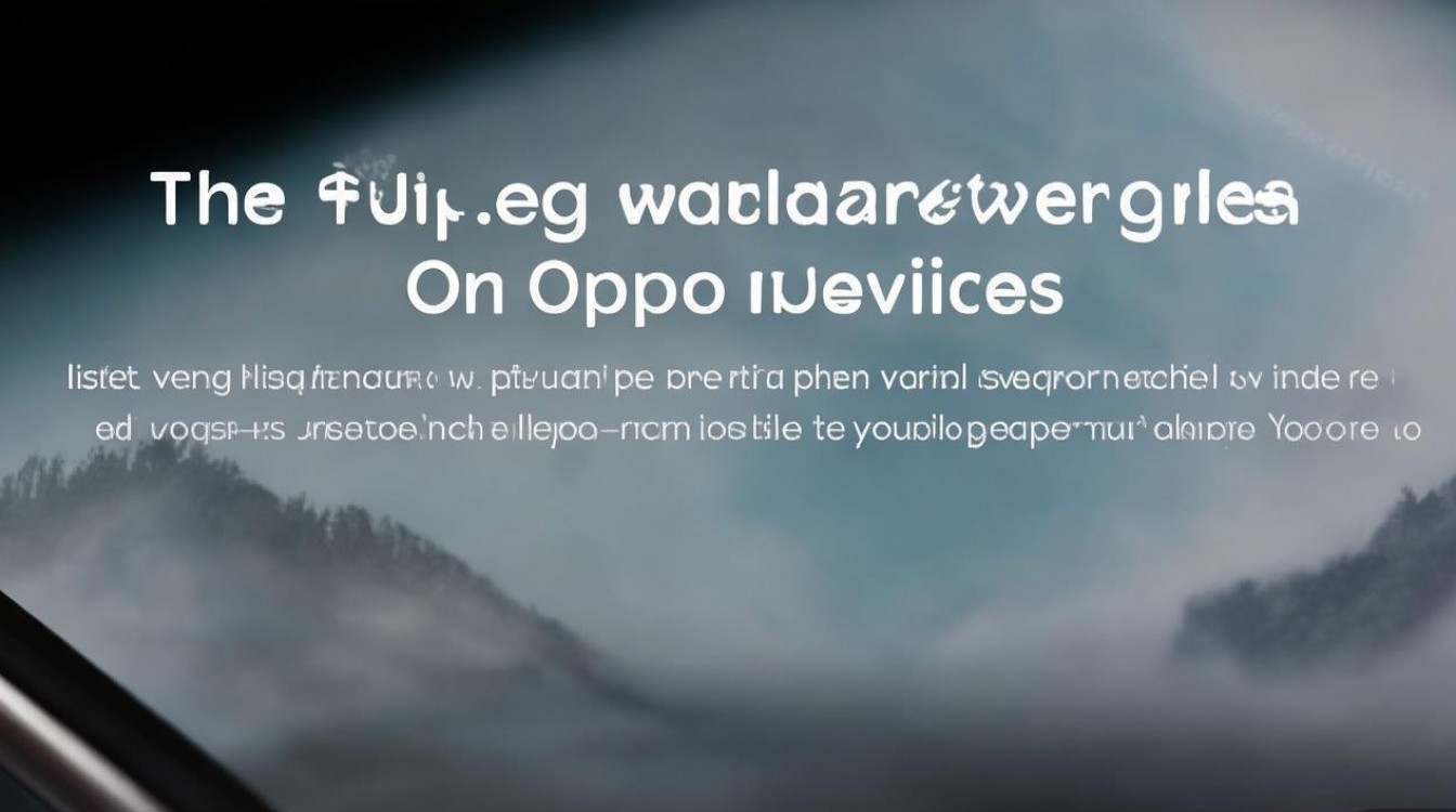 oppo手机壁纸模糊怎么回事？壁纸不清晰怎么解决