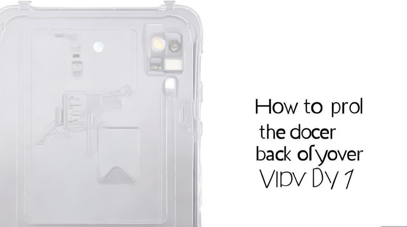 vivoy17后盖怎么打开,vivo手机后盖拆卸方法教程