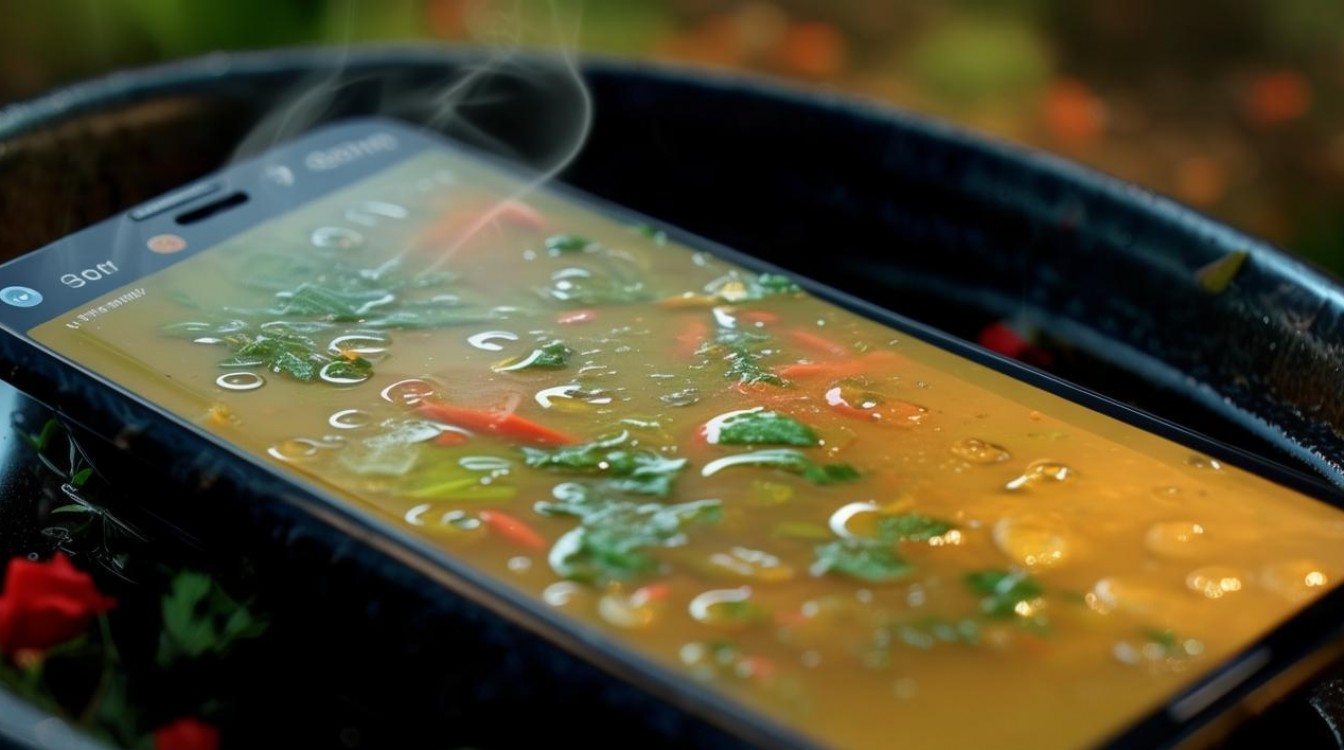 华为手机进菜汤怎么办,手机进汤里了怎么处理方法