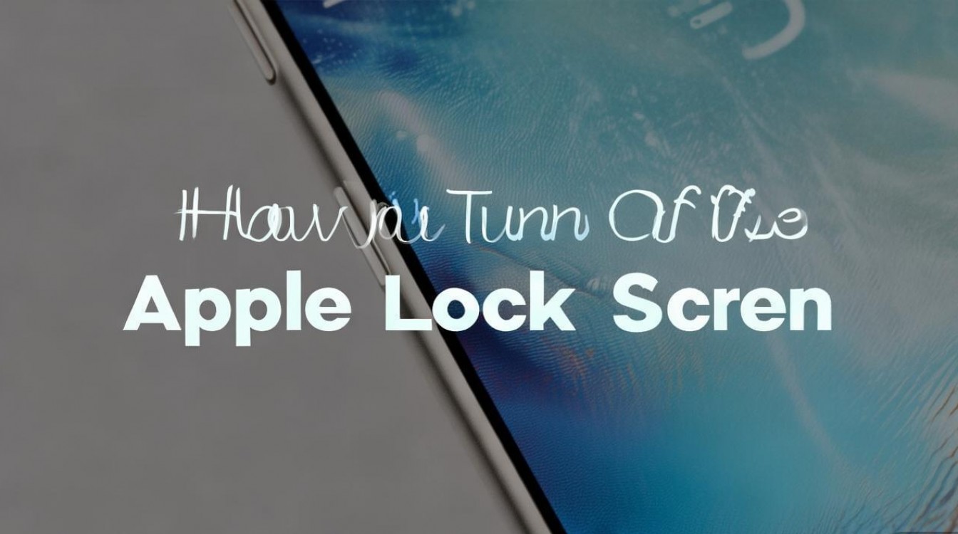 怎么关闭苹果锁屏界面？苹果手机锁屏设置方法