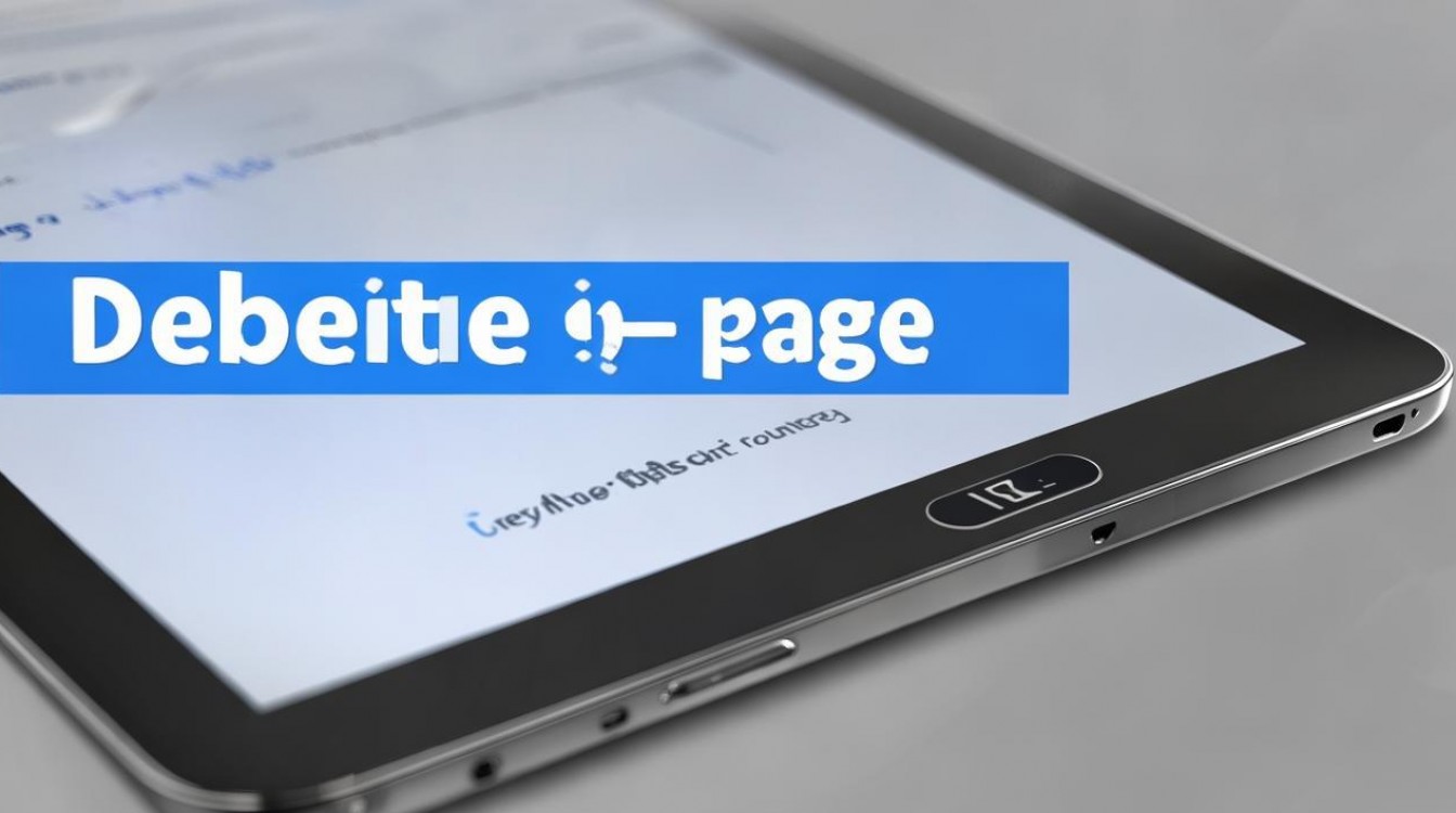 三星平板怎么删除页面？平板桌面页面删除方法