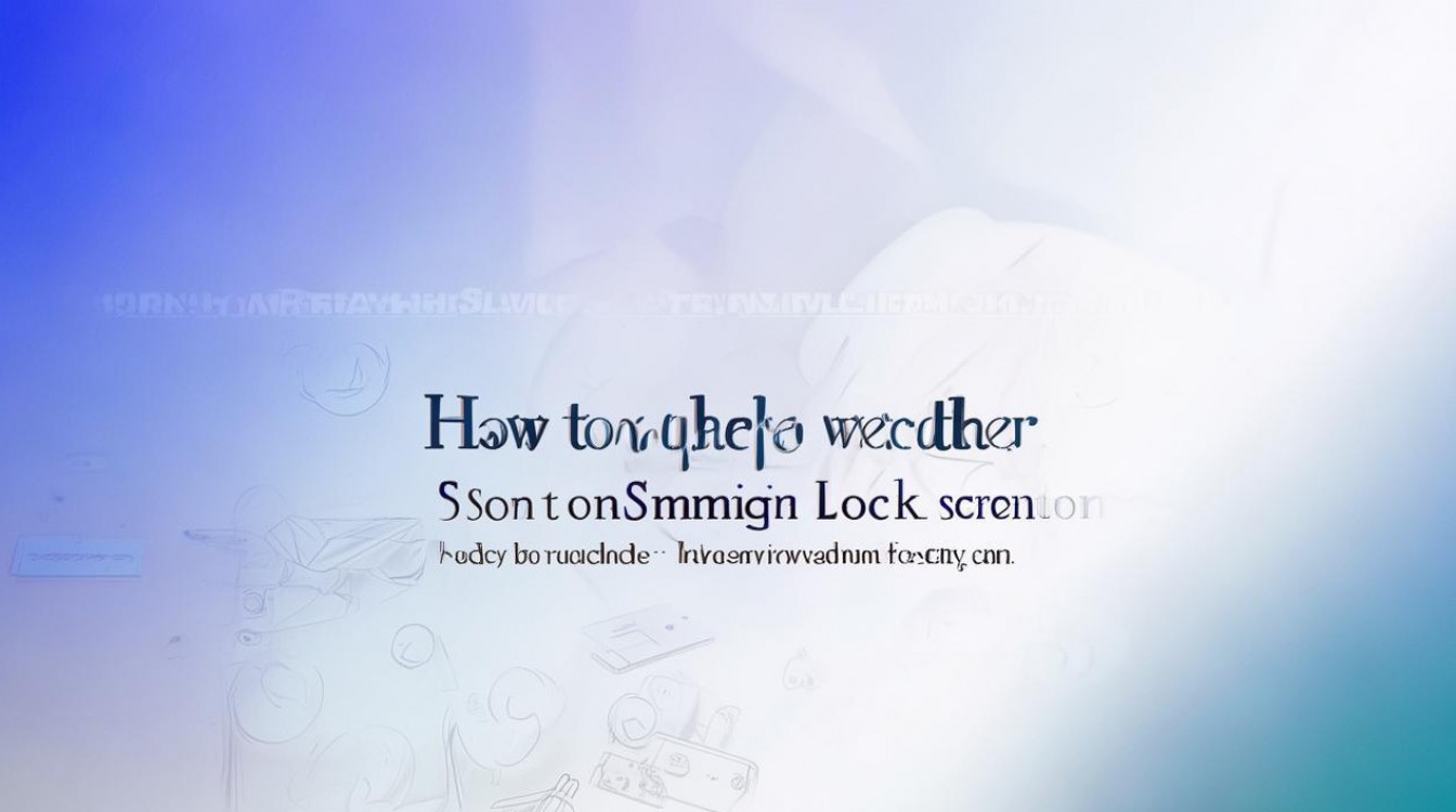 三星锁屏天气更新不了怎么办？三星手机锁屏不显示天气刷新故障解决方法