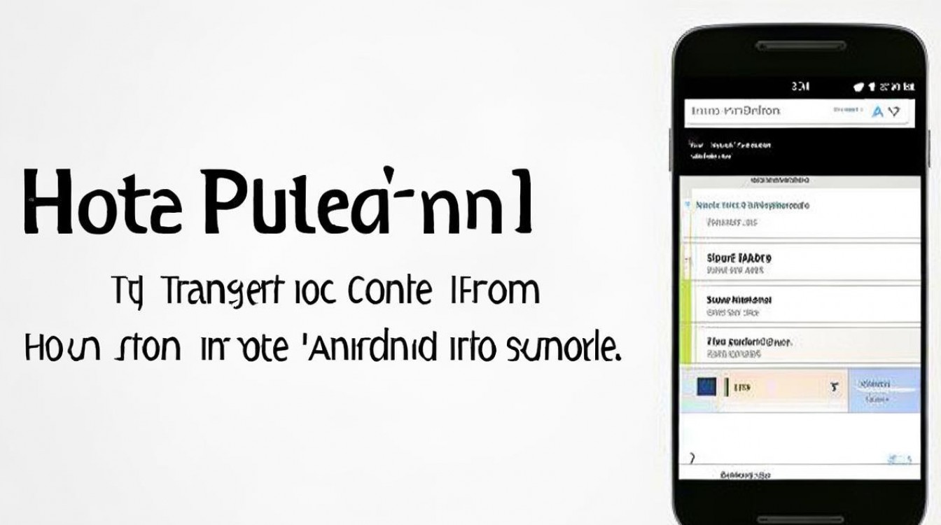 苹果手机资料怎么导入到安卓手机号码？手机数据迁移技巧，iPhone 转安卓方法