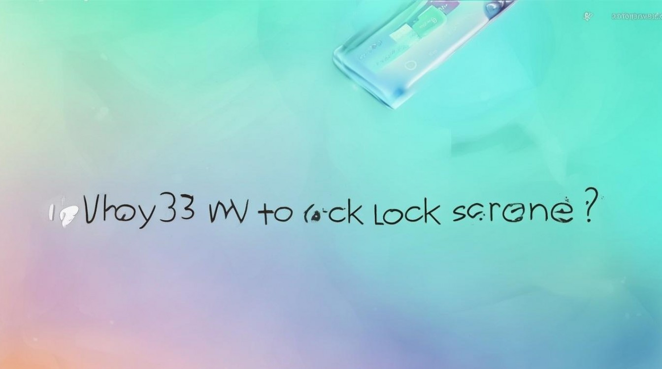 vivoy33怎么锁屏，vivoy33手机锁屏密码设置方法