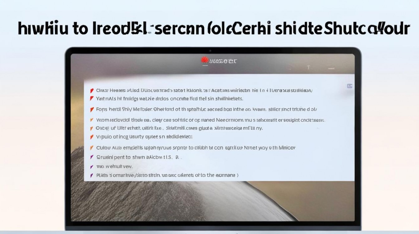 华为电脑怎么截屏？华为电脑截图快捷键和截屏方法