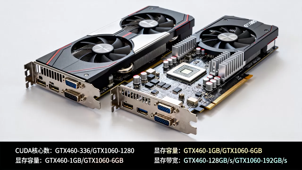 gtx460与gtx1060区别大吗，显卡性能对比