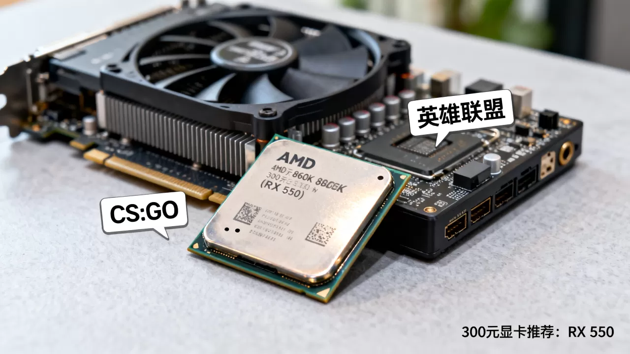 amd 860k配300元显卡能玩什么游戏，300元显卡推荐