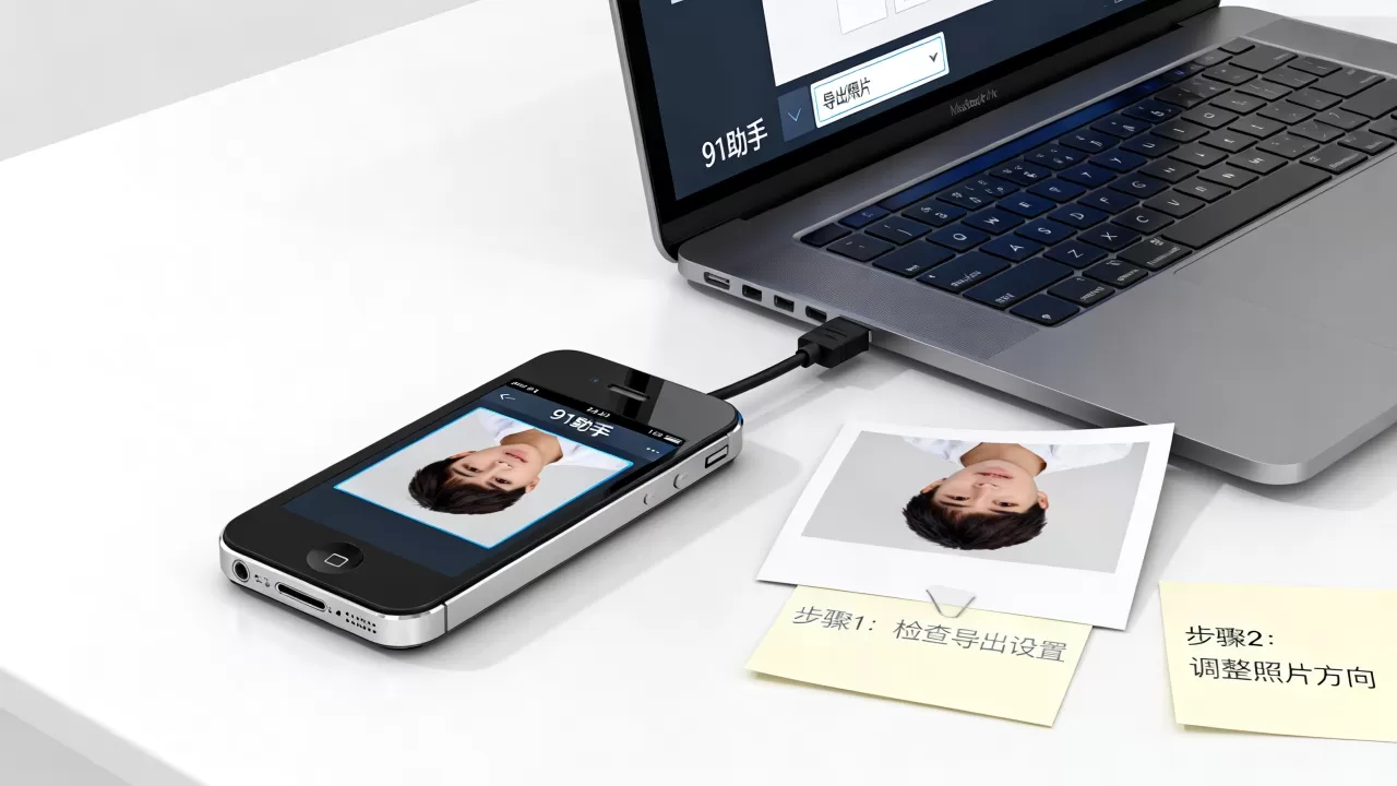iphone4s用91导出照片颠倒怎么办?91助手导出照片方向不对 iphone4s用91导出照片颠倒怎么办?91助手导出照片方向不对