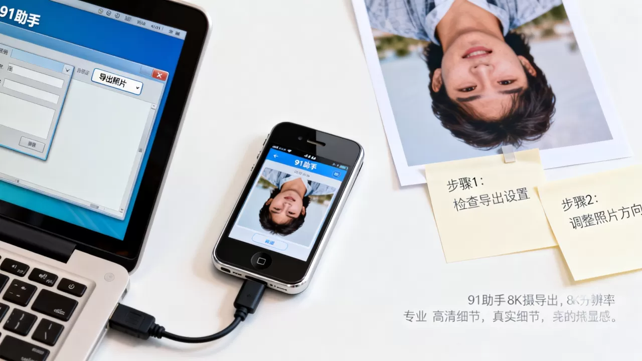 iphone4s用91导出照片颠倒怎么办?91助手导出照片方向不对 iphone4s用91导出照片颠倒怎么办?91助手导出照片方向不对