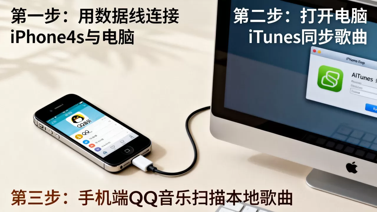 iphone4s怎么把电脑上的歌曲到入手机qq音乐里,iphone4s导入歌曲到qq音乐方法 iphone4s怎么把电脑上的歌曲到入手机qq音乐里,iphone4s导入歌曲到qq音乐方法