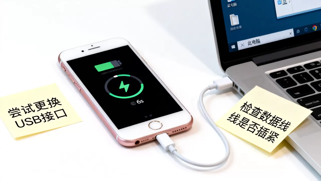 iphone6s怎么和电脑连接电脑连接不上去,iphone6s连接电脑没反应怎么办 iphone6s怎么和电脑连接电脑连接不上去,iphone6s连接电脑没反应怎么办