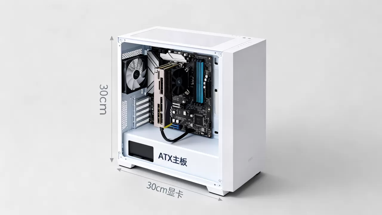 atx主板30cm显卡小机箱,atx主板能装多大显卡 atx主板30cm显卡小机箱,atx主板能装多大显卡