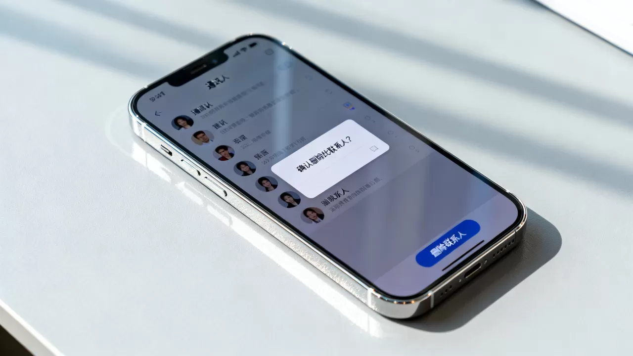 iphone怎么删除所有联系人，iphone删除联系人失败解决方法