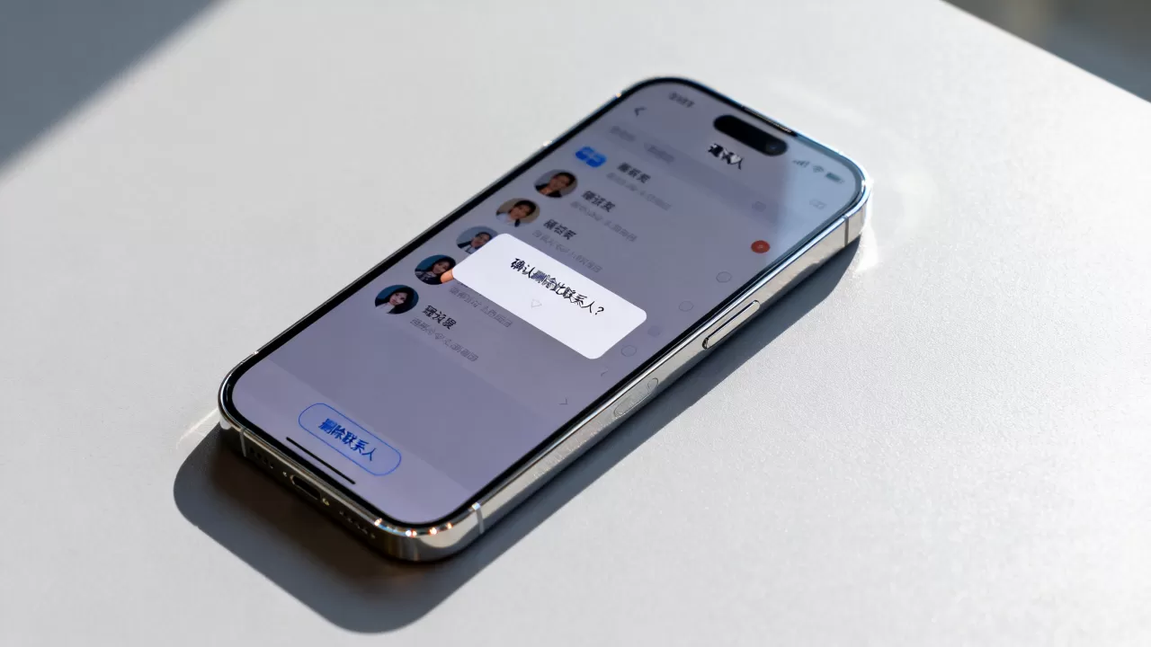 iphone怎么删除所有联系人，iphone删除联系人失败解决方法