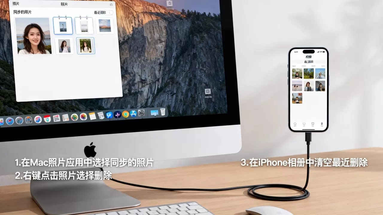 mac电脑同步到iphone的照片怎么删除,iphone照片怎么删 mac电脑同步到iphone的照片怎么删除,iphone照片怎么删