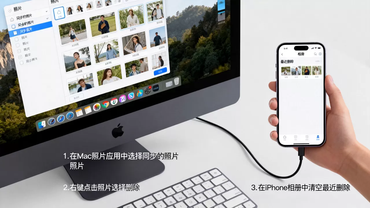 mac电脑同步到iphone的照片怎么删除,iphone照片怎么删 mac电脑同步到iphone的照片怎么删除,iphone照片怎么删