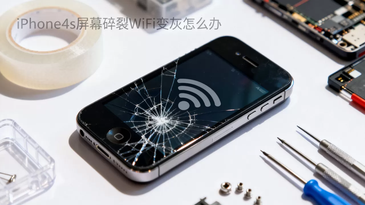 iPhone4s屏幕碎裂WiFi变灰怎么办,iPhone4s屏幕碎了WiFi图标变灰解决方法 iPhone4s屏幕碎裂WiFi变灰怎么办,iPhone4s屏幕碎了WiFi图标变灰解决方法