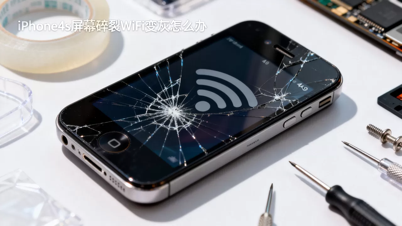 iPhone4s屏幕碎裂WiFi变灰怎么办,iPhone4s屏幕碎了WiFi图标变灰解决方法 iPhone4s屏幕碎裂WiFi变灰怎么办,iPhone4s屏幕碎了WiFi图标变灰解决方法