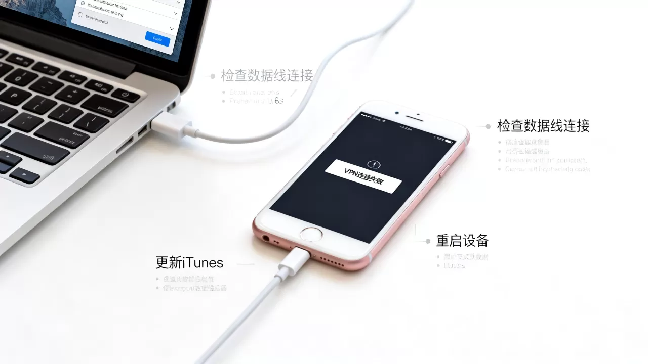 iphone6s怎么vpn连接电脑连接不上，iphone6s无法连接电脑怎么解决