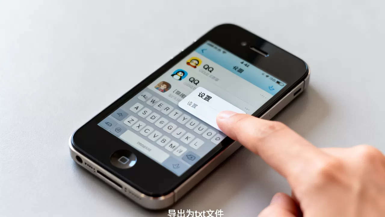 iphone 4s qq聊天记录怎么导出txt，qq聊天记录导出方法