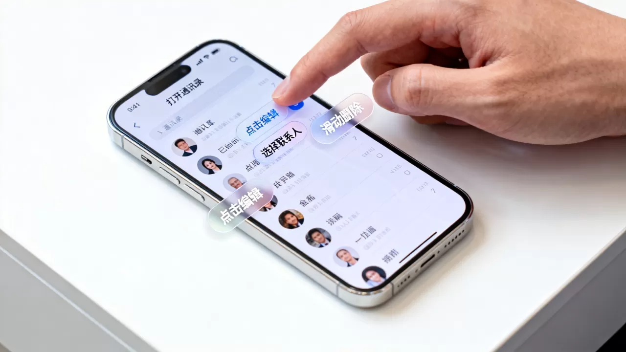 怎么删除iphone通讯录联系人,iPhone删除联系人方法 怎么删除iphone通讯录联系人,iPhone删除联系人方法